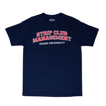 Strip Club Management Major T-Shirt Navy