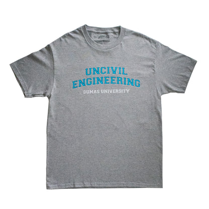 Uncivil Engineering Major T-Shirt Gray